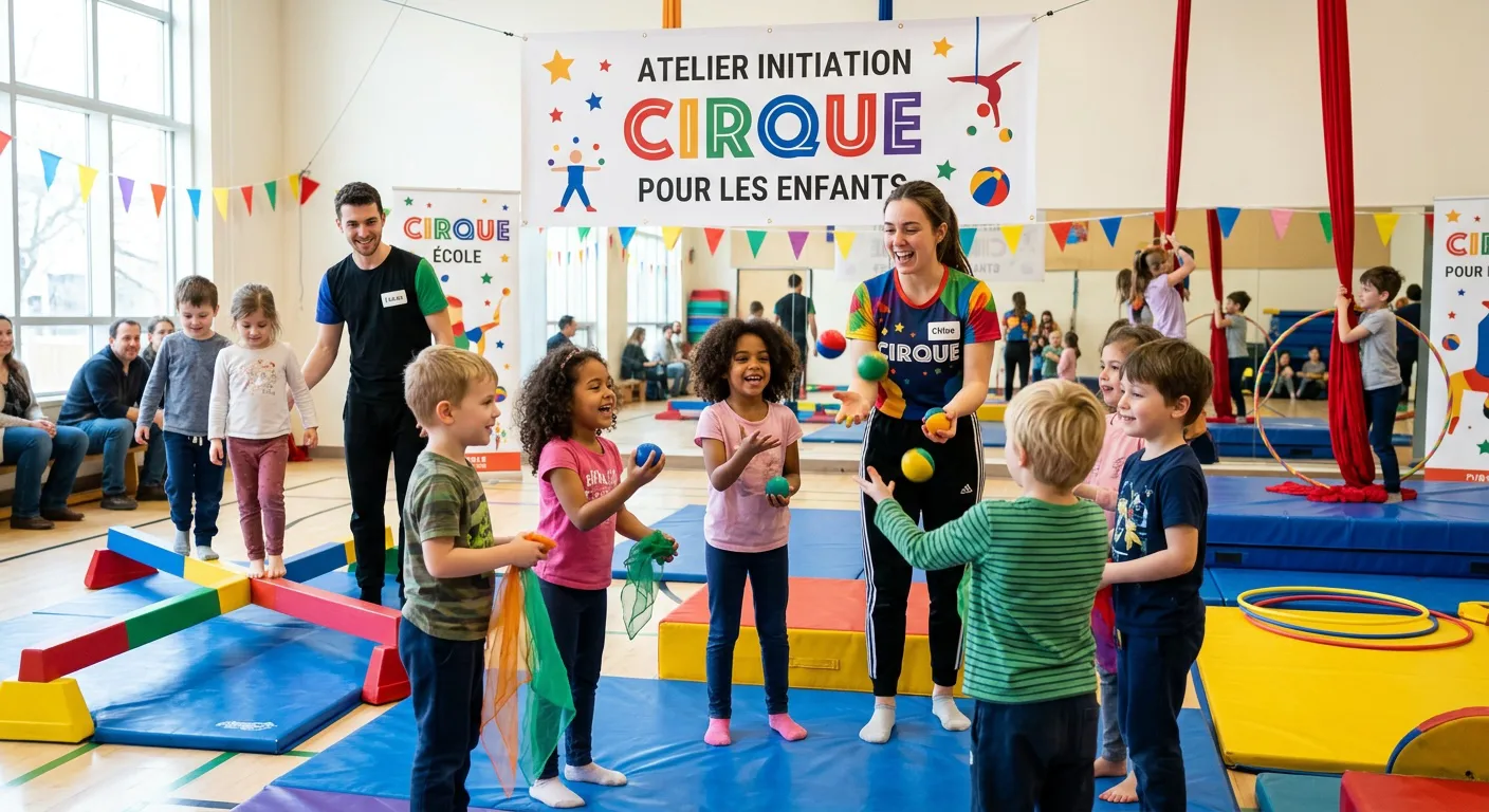 Atelier cirque pour enfants Cube Production